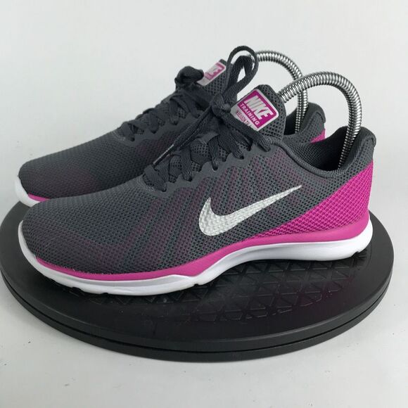 Nike In-Season TR Gray/Pink Athletic Running Shoes 852449-003 Women’s Size 6 - Picture 1 of 12